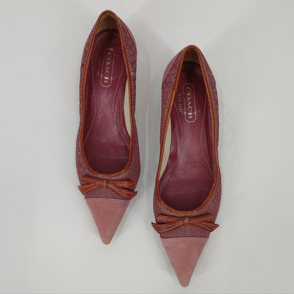 Coach Low Kitten Heel Pumps